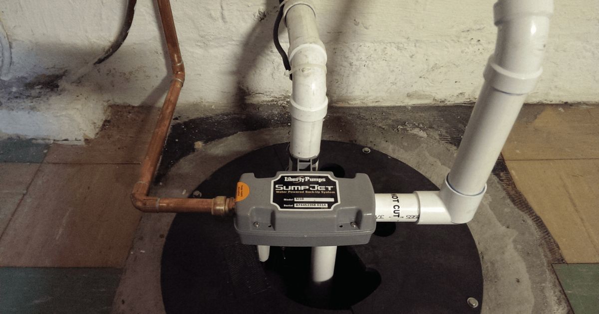 Consider Water Commander, the water-powered backup sump pump