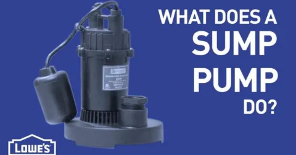 What Does a Sump Pump Do